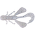 Силікон Jackall Vector Bug 2.5" Pearl White 8шт, фото 
