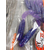 Силікон Reins Fat G-Tail Grub 3" 567 Lilac Silver & Blue Flake (12 шт/уп.), Довжина силікону: 3.0" (7,62 см), Колір силікону: 567 Lilac Silver&Blue Flake, фото , изображение 6
