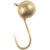 Мормишка вольфрамова Viking Fishing Round 0.19g 2.5mm Gold (5шт), Размер/Вес: 2.5мм/0.19г, Колір мормишки: Gold, фото 