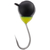 Мормишка вольфрамова Viking Fishing Round+drop 0.18g 2.5mm Black (5шт), Размер/Вес: 2.5мм/0.18г, Колір мормишки: Black, фото 