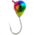 Мормишка вольфрамова Viking Fishing Round+drop 0.31g 3mm Rainbow (5шт), Размер/Вес: 3мм/0.31г, Колір мормишки: Rainbow, фото 