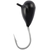 Мормишка вольфрамова Viking Fishing Drop 0.46g 3mm Black (5шт), Размер/Вес: 3мм/0.46г, Колір мормишки: Black, фото 