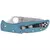 Ніж Spyderco Endela, K390, FRN, серейтор к:blue, фото , изображение 4