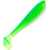 Силікон Keitech Swing Impact FAT 3.8" (6 шт/упак), колір:424 lime chartreuse, Довжина силікону: 3.8" (9.7 см), Колір силікону: 424 Lime Chartreuse, фото 