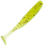 Силікон Keitech Easy Shiner 4" (7 шт/упак), колір:pal#01 chartreuseredflake, Довжина силікону: 4" (10.2 см), Колір силікону: PAL#01 Chartreuse Red Flake, фото 