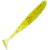 Силикон Keitech Easy Shiner 4.5" (6 шт/упак) ц:pal#01 chartreuseredflake, Длина силикона: 4.5" (11.4 см), Расцветка силикона: PAL#01 ChartreuseRedFlake, фото 