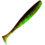 Силикон Keitech Easy Shiner 2" (12 шт/упак) ц:401 greenpumpkinpp.chart, Длина силикона: 2" (5.1 см), Расцветка силикона: 401 Green Pumpkin/Chartreuse, фото 