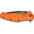 Нож SKIF Griffin II BSW Orange, сталь - 9Cr18MoV, рукоятка - G10, общая длина - 218 мм, длина клинка - 94 мм, Выберите цвет: Orange, Выберите покрытие: чорний стоунвош, фото , изображение 8