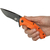 Нож SKIF Griffin II BSW Orange, сталь - 9Cr18MoV, рукоятка - G10, общая длина - 218 мм, длина клинка - 94 мм, Выберите цвет: Orange, Выберите покрытие: чорний стоунвош, фото , изображение 7