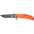 Нож SKIF Urbanite II BSW Orange, сталь - 9Cr18MoV, рукоять - G-10, длинна клинка - 100 мм, длинна общая - 230 мм, Выберите цвет: Orange, Выберите покрытие: чорний стоунвош, фото 