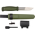 Ніж Morakniv Kansbol Survival Kit. Green, сталь - Sandvik 12C27, руків’я - пластик, довжина загальна - 226 мм, довжина клинка - 109 мм, звичайна різальна кромка, фото , изображение 3