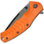 Нож SKIF Griffin II BSW Orange, сталь - 9Cr18MoV, рукоятка - G10, общая длина - 218 мм, длина клинка - 94 мм, Выберите цвет: Orange, Выберите покрытие: чорний стоунвош, фото , изображение 3
