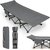 Розкладне ліжко з матрацом FR MILITARY LUX, до 150кг. Механізм: парасолька. Колір: сірий, Конструкція ліжка: Павук-LUX, фото 