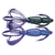 Силікон Keitech Crazy Flapper 2.4" (10 шт/уп),, колір: 408 electric june bug, Довжина силікону: 2.4" (6.1 см), Колір силікону: 408 Electric June Bug, фото 