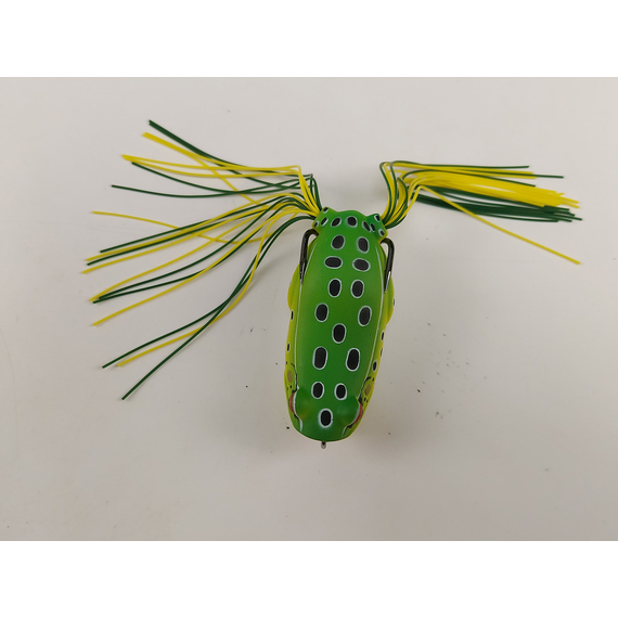 Воблер Savage Gear Hop Popper Frog F 55mm 15.0g Green Leopard, Размер/Вес: 55мм/15г, Цвет воблера: Green Leopard, фото , изображение 7