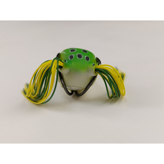 Воблер Savage Gear Hop Popper Frog F 55mm 15.0g Green Leopard, Размер/Вес: 55мм/15г, Цвет воблера: Green Leopard, фото , изображение 9