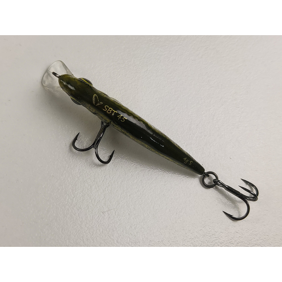 Воблер Savage Gear 3D Sticklebait Twitch S 45mm 4.0g Ayu Green Silver, Размер/Вес: 45мм/4г, Цвет воблера: Ayu Green Silver, фото , изображение 6