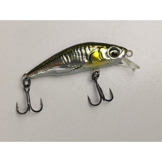 Воблер Savage Gear 3D Sticklebait Twitch S 45mm 4.0g Ayu Green Silver, Размер/Вес: 45мм/4г, Цвет воблера: Ayu Green Silver, фото , изображение 9