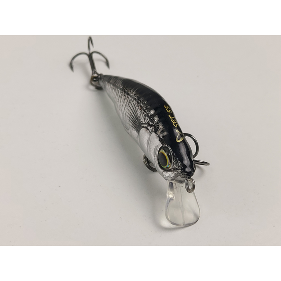 Воблер Savage Gear 3D Sticklebait Twitch S 55mm 7.0g Black Silver, Розмір/Вага: 55мм/7г, Колір воблера: Black Silver, фото , изображение 6