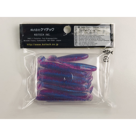 Силикон Keitech Easy Shiner 2" (12 шт/уп) ц:ea#14 clear morning dawn, Длина силикона: 2" (5.1 см), Расцветка силикона: ea#14 clear morning dawn, фото , изображение 11