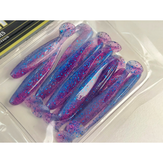 Силикон Keitech Easy Shiner 2" (12 шт/уп) ц:ea#14 clear morning dawn, Длина силикона: 2" (5.1 см), Расцветка силикона: ea#14 clear morning dawn, фото , изображение 9