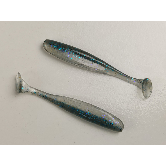 Силікон Keitech Easy Shiner 2" (12 шт/уп),, колір: ea#22 electric silver shi, Довжина силікону: 2" (5.1 см), Колір силікону: EA#22 Electric Silver Shi, фото , изображение 3