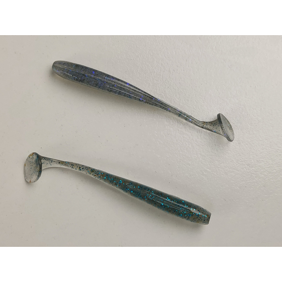 Силікон Keitech Easy Shiner 2" (12 шт/уп),, колір: ea#22 electric silver shi, Довжина силікону: 2" (5.1 см), Колір силікону: EA#22 Electric Silver Shi, фото , изображение 4