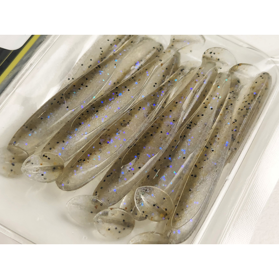 Силікон Keitech Easy Shiner 2" (12 шт/упак), колір:440 electric shad, Довжина силікону: 2" (5.1 см), Колір силікону: 440 Electric Shad, фото , изображение 9