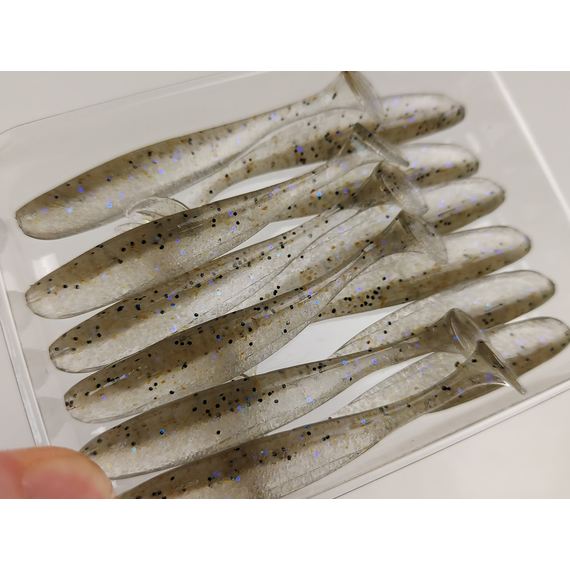 Силікон Keitech Easy Shiner 2" (12 шт/упак), колір:440 electric shad, Довжина силікону: 2" (5.1 см), Колір силікону: 440 Electric Shad, фото , изображение 8