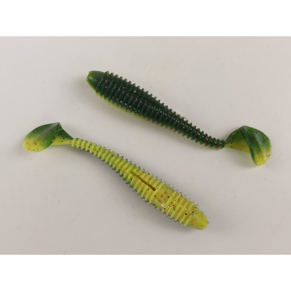 Силікон Select Fatfish 3" col.203 (6 шт/упак), Довжина силікону: 3" (7.62 см), Колір силікону: 203, фото , изображение 5