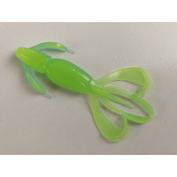 Силикон Keitech Crazy Flapper 2.4" (10 шт/уп), цвет: pal#03 ice chartreuse, Длина силикона: 2.4" (6.1 см), Расцветка силикона: PAL#03 Ice Chartreuse, фото , изображение 3