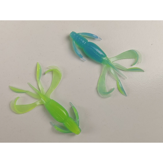 Силикон Keitech Crazy Flapper 2.4" (10 шт/уп), цвет: pal#03 ice chartreuse, Длина силикона: 2.4" (6.1 см), Расцветка силикона: PAL#03 Ice Chartreuse, фото , изображение 5