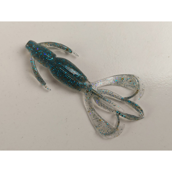 Силікон Keitech Crazy Flapper 2.4" (10 шт/уп),, колір: ea#22 electric silver shi, Довжина силікону: 2.4" (6.1 см), Колір силікону: EA#22 Electric Silver Shi, фото , изображение 2