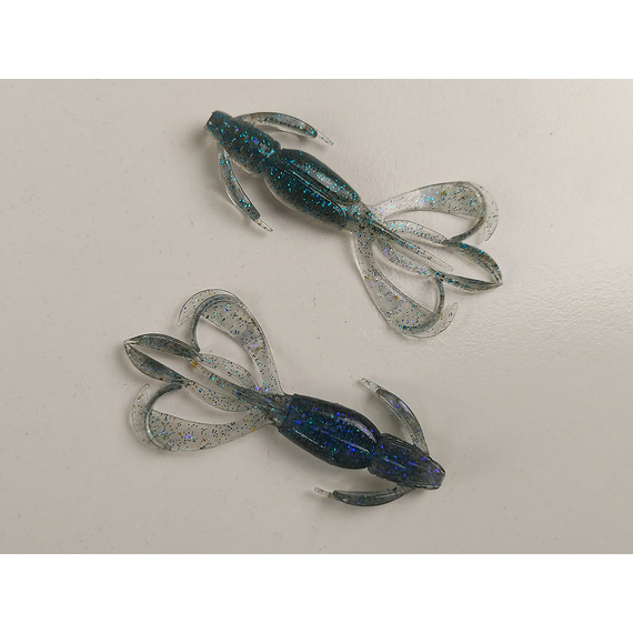 Силікон Keitech Crazy Flapper 2.4" (10 шт/уп),, колір: ea#22 electric silver shi, Довжина силікону: 2.4" (6.1 см), Колір силікону: EA#22 Electric Silver Shi, фото , изображение 4