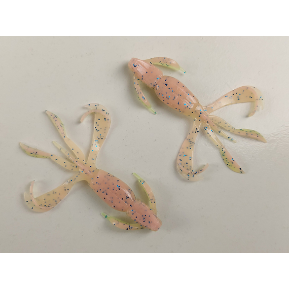 Силікон Keitech Crazy Flapper 2.4" (10 шт/уп),, колір: ea#16 cotton candy blue f, Довжина силікону: 2.4" (6.1 см), Колір силікону: ea#16 cotton candy blue f, фото , изображение 5