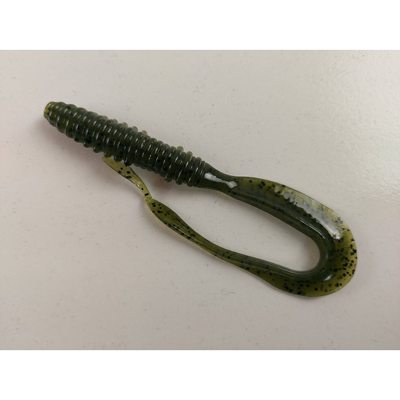 Силікон Keitech Mad Wag Mini 3.5" (10 шт/упак), колір:102 watermelon pp., Довжина силікону: 3.5" (8.9 см), Колір силікону: 102 Watermelon PP, фото , изображение 4