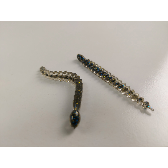 Силикон Keitech Custom Leech 3" (10 шт/упак) ц:205 bluegill, Длина силикона: 3" (7.6 см), Расцветка силикона: 205 Bluegill, фото , изображение 6