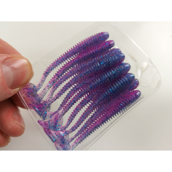 Силікон Keitech Swing Impact 2.5" (10 шт/уп), колір:ea#14 clear morning dawn, Довжина силікону: 2.5" (6.3 см), Колір силікону: ea#14 clear morning dawn, фото , изображение 7