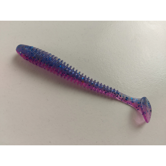 Силікон Keitech Swing Impact 2.5" (10 шт/уп), колір:ea#14 clear morning dawn, Довжина силікону: 2.5" (6.3 см), Колір силікону: ea#14 clear morning dawn, фото , изображение 3