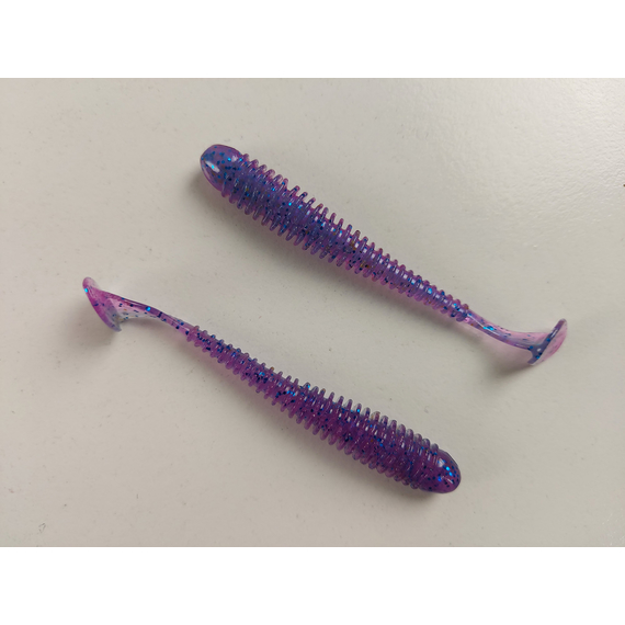 Силікон Keitech Swing Impact 2.5" (10 шт/уп), колір:ea#14 clear morning dawn, Довжина силікону: 2.5" (6.3 см), Колір силікону: ea#14 clear morning dawn, фото , изображение 5