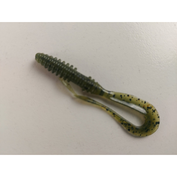 Силікон Keitech Mad Wag Mini 2.5" (12 шт/упак), колір:102 watermelon pp., Довжина силікону: 2.5" (6.3 см), Колір силікону: 102 Watermelon PP, фото , изображение 3
