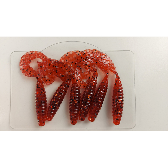 Силікон Select CC-Grub 3.5" col.027 (6 шт/упак), Довжина силікону: 3.5" (8.89 см), Колір силікону: 027, фото , изображение 5