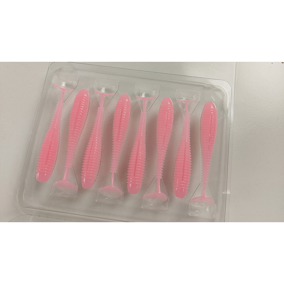 Силікон Keitech Swing Impact FAT 2.8" (8 шт/упак), колір:ea#10 pink silver glow, Довжина силікону: 2.8" (7.1 см), Колір силікону: EA#10 Pink Silver Glow, фото , изображение 9