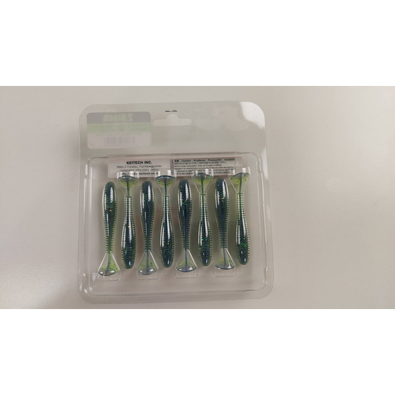 Силікон Keitech Swing Impact FAT 2.8" (8 шт/уп),, колір: ea#17 midnight chart back, Довжина силікону: 2.8" (7.1 см), Колір силікону: EA#17 Midnight Chart Back, фото , изображение 6