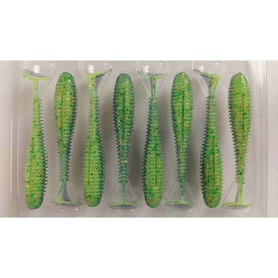 Силікон Keitech Swing Impact FAT 2.8" (8 шт/уп),, колір: ea#17 midnight chart back, Довжина силікону: 2.8" (7.1 см), Колір силікону: EA#17 Midnight Chart Back, фото , изображение 7