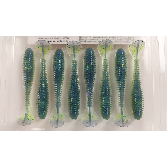 Силікон Keitech Swing Impact FAT 2.8" (8 шт/уп),, колір: ea#17 midnight chart back, Довжина силікону: 2.8" (7.1 см), Колір силікону: EA#17 Midnight Chart Back, фото , изображение 8