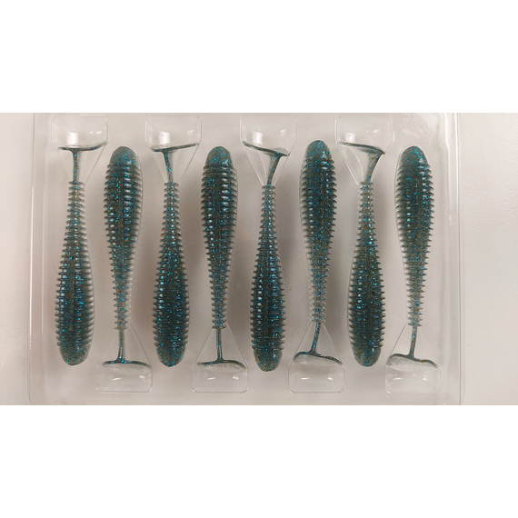 Силикон Keitech Swing Impact FAT 2.8" (8 шт/уп), цвет: ea#22 electric silver shi, Длина силикона: 2.8" (7.1 см), Расцветка силикона: EA#22 Electric Silver Shi, фото , изображение 8