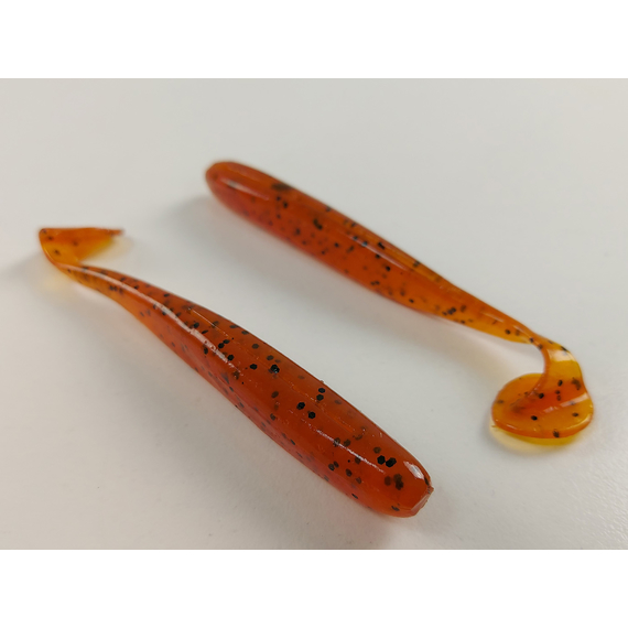 Силікон Select Easy Shad 3.5" #128 — їстівний віброхвіст для судака, щуки та великого окуня (5 шт/упак), Довжина силікону: 3.5" (8.89 см), Колір силікону: 128, фото , изображение 7