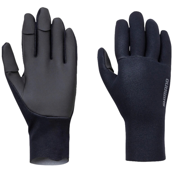 Рукавички Shimano Chloroprene EXS 3 Cover Gloves L Black, фото 