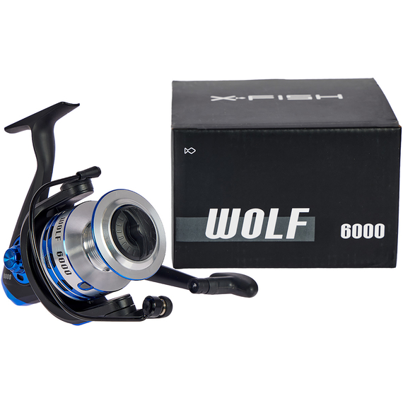 Котушка X-Fish Wolf 2000 5.2:1 1+1BB, Розмір шпулі: 2000, фото , изображение 3